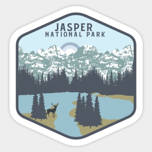 Jasper National Park Alberta Sticker